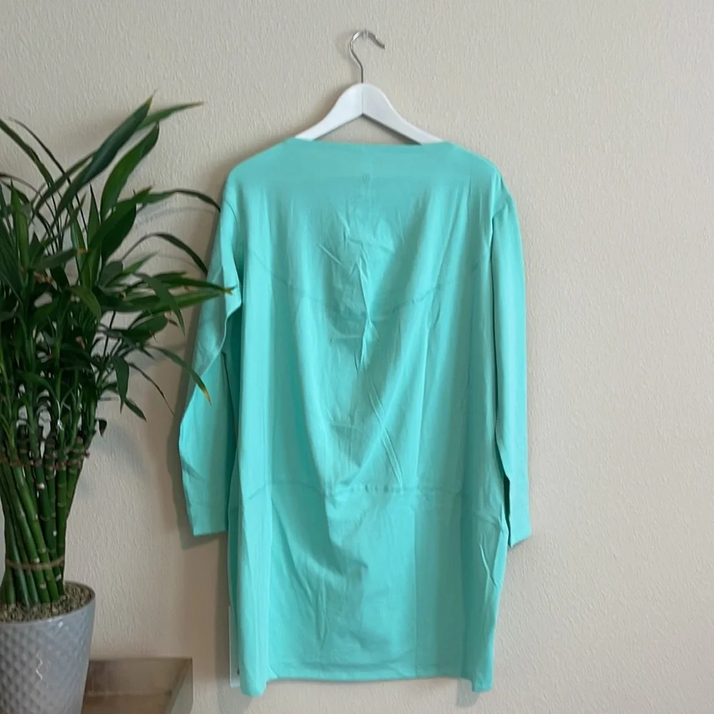 Lululemon Back in Action Long Sleeve Dress wild mint size 4 - Picture 3 of 5